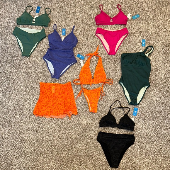 11 Piece New With Tags Cupshe Swim Bundle Size Medium - Picture 8 of 8